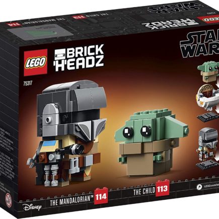 The LEGO BrickHeadz Star Wars The Mandalorian & The Child 75317 Building Kit is set to be release on Aug 1. 2020. Pre-Order yours today!