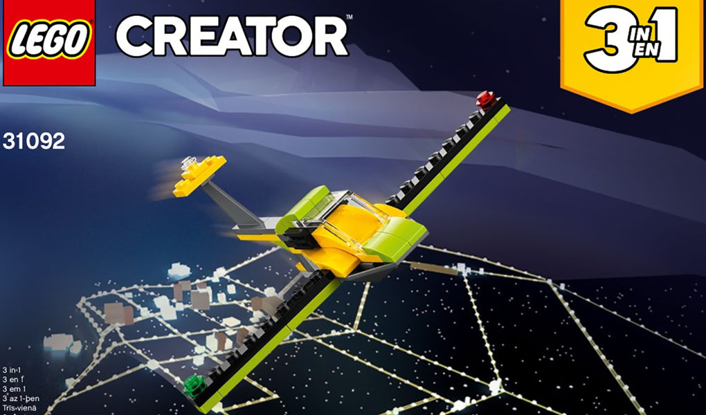 Lego Creator 31092 Build - Glider Plane